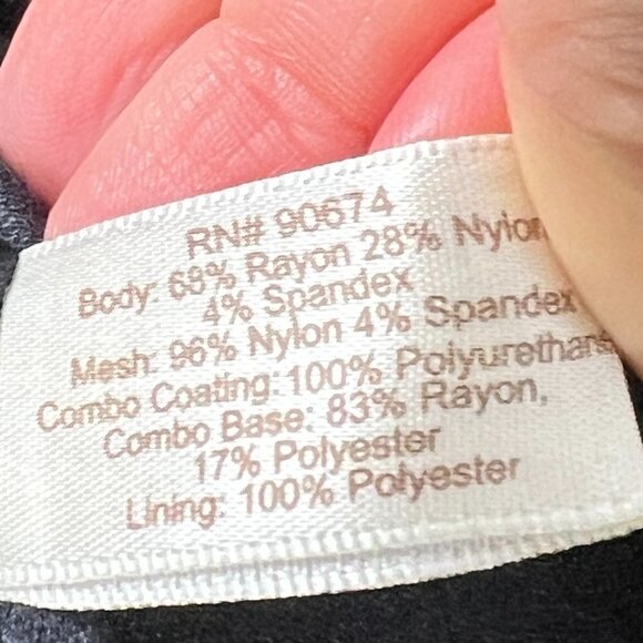 Boston Proper Black Tank Top Faux Leather Size 2 - Picture 8 of 11